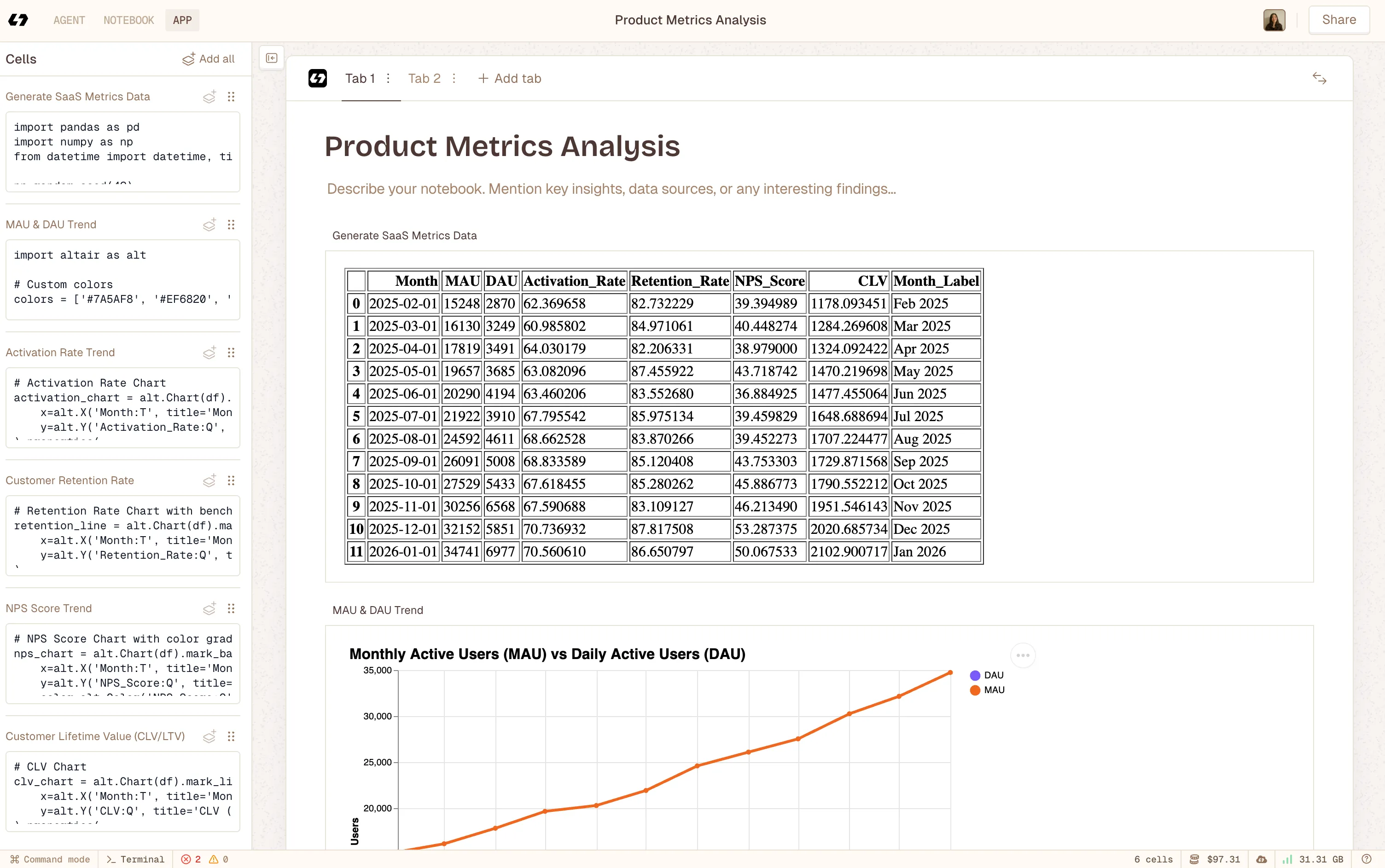 Livedocs app builder