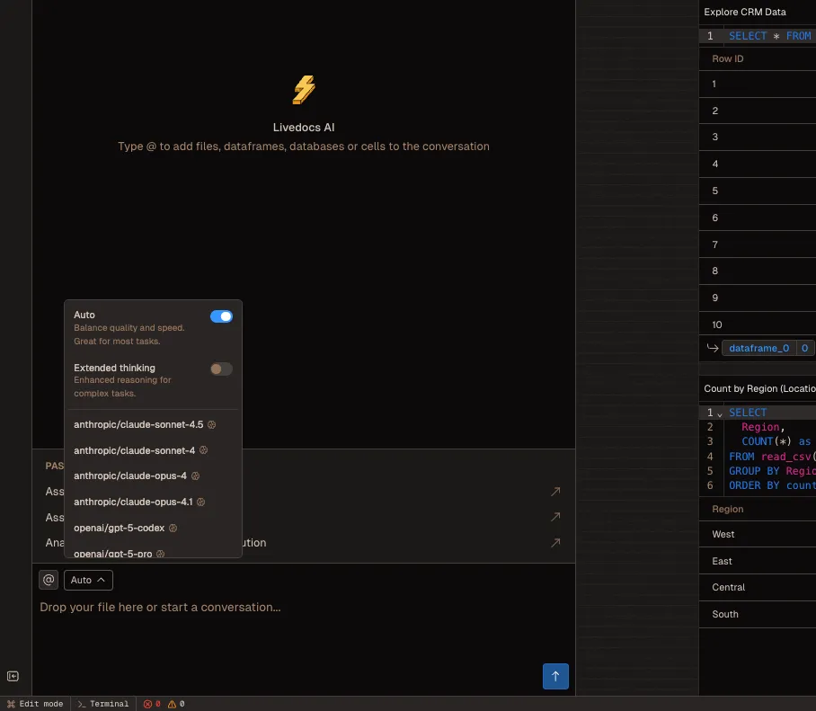 Livedocs Models