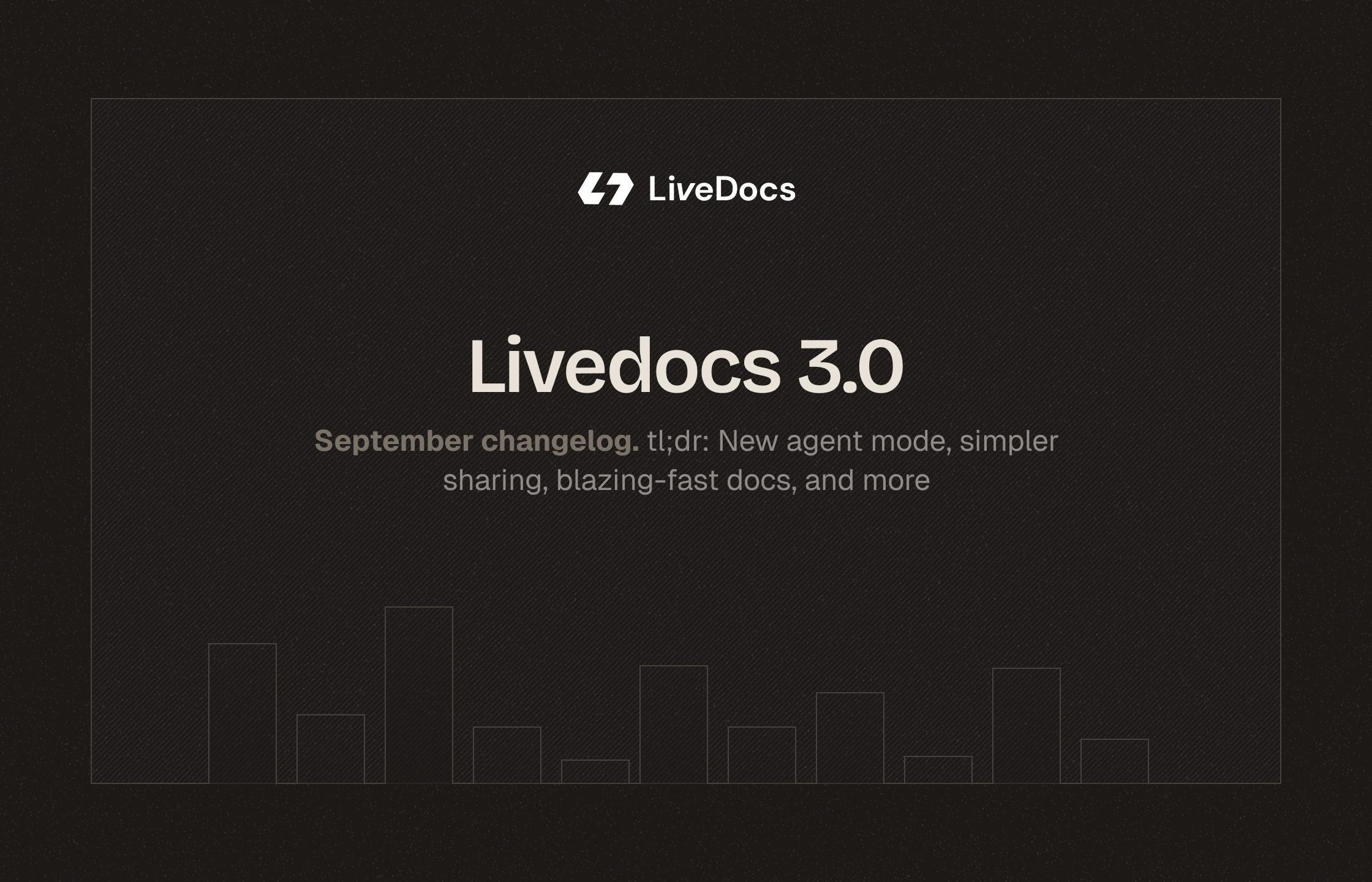 Livedocs Vector September Changelog