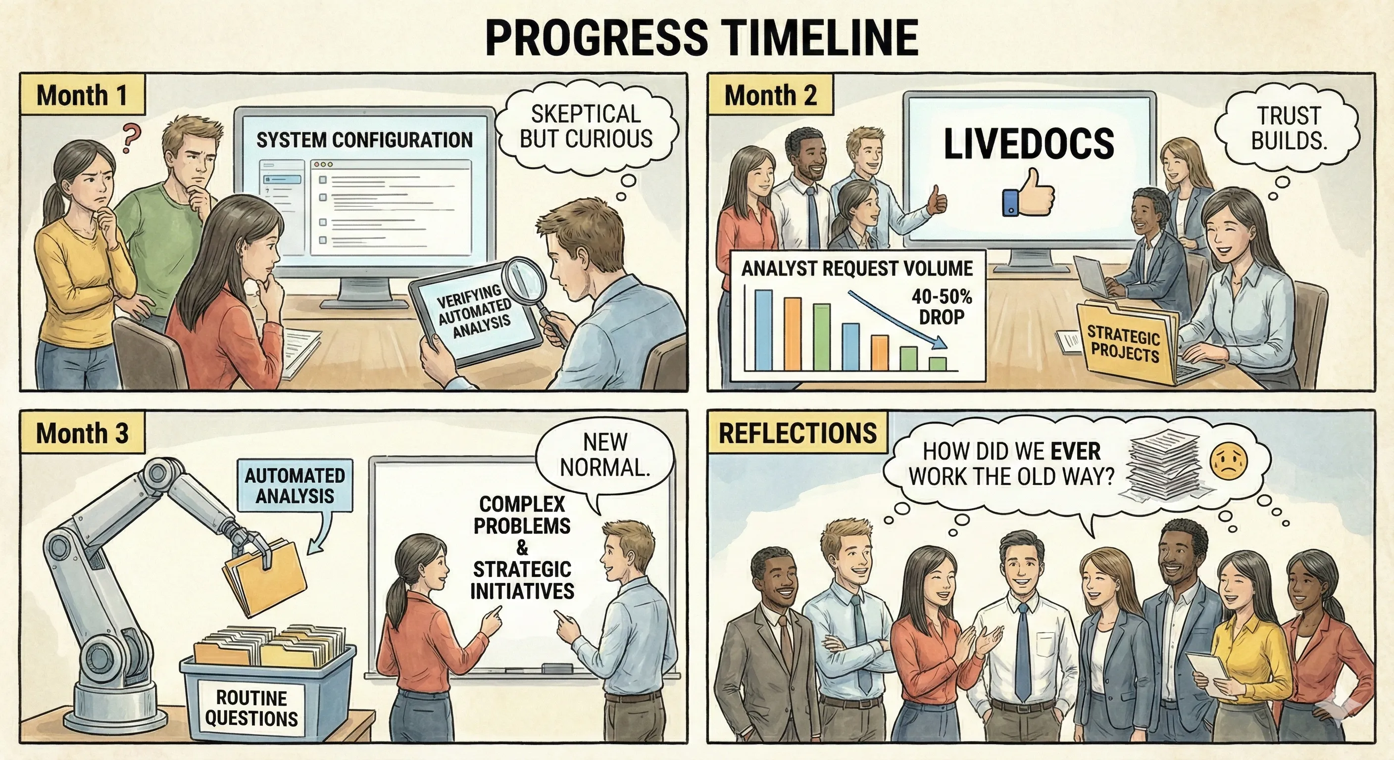 Three Months Transformation